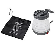 Adler AD 1279 electric kettle 0.6 L 750 W Black  White