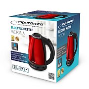 Esperanza EKK113R electric kettle 1.8 L Black Red 1800 W