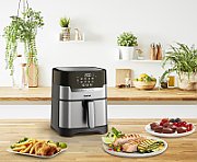 Tefal Easy Fry & Grill EY505D Single 4.2 L Stand-alone 1550 W Hot air fryer Stainless steel