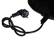 ProfiCook PC-FR 1239 H Single 5.5 L Stand-alone Hot air fryer Black  Stainless steel