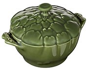 Mini Cocotte Ceramic Round Artichoke Staub - Green  470 ml