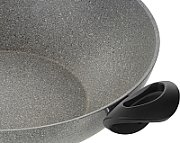 BALLARINI Ferrara Wok frying pan with 2 granite handles 36 cm FERR8KD.36D