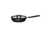 FISKARS CHEF'S FRYING PAN 24 cm WITH LID HARD FACE