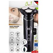 3-in-1 Electric Shaver - USB + Case