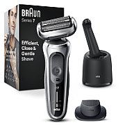 Braun | Shaver | 71-S7200cc | Operating time (max) 50 min | Wet & Dry | Silver/Black