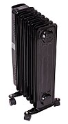 OIL-FILLED 7-FIN RADIATOR 1500W BLACK
