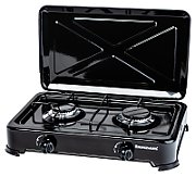 Countertop Hob Gas Ravanson K-02TB [black 2 zone(s)]