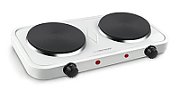 Esperanza EKH010W Adjustable electric cooker  2 heating fields  white