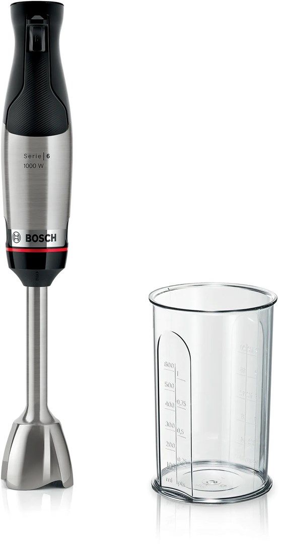 Bosch Serie 6 MSM6M610 blender Immersion blender 1000 W Black  Stainless steel