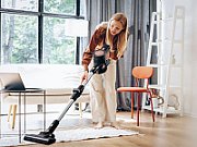 OB90 ELDOM  VESS upright vacuum cleaner  cordless  electric brush