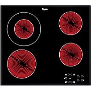 Whirlpool AKT 8130 BA hob Black Built-in Ceramic 4 zone(s)