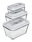 Set of 3 Glass Containers Zwilling Fresh & Save