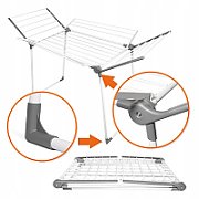 PROMIS MILANO clothes dryer  extendable  additional 4 wings