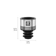 ZWILLING FRESH & SAVE wine preserving pump 3 cm Plastic  Silicone  Stainless steel