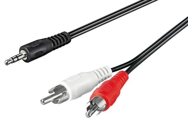 Cablu audio 
3,5 mm stereo tata > 2 x RCA tata
Ambalare: vrac 1 buc.
