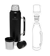 Stanley termos LEGENDARY CLASSIC - MATTE BLACK 1L