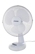Mesko | Fan | MS 7309 | Table Fan | Black | Diameter 30 cm | Number of speeds 3 | Oscillation | 40 W | No