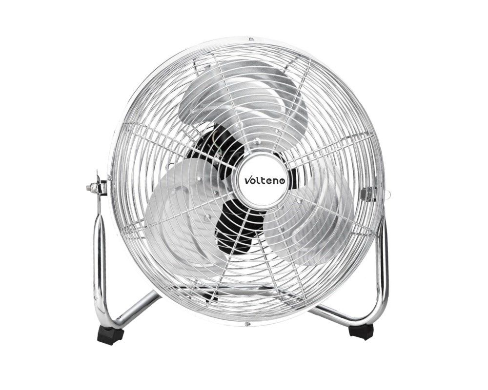 VOLTENO FLOOR CIRCULATOR FAN CHROME 100W / 45cm