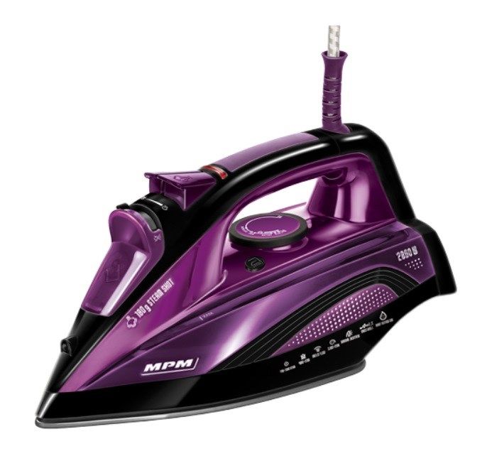 MPM MZE-21/RS Steam Iron 2800 W Violet