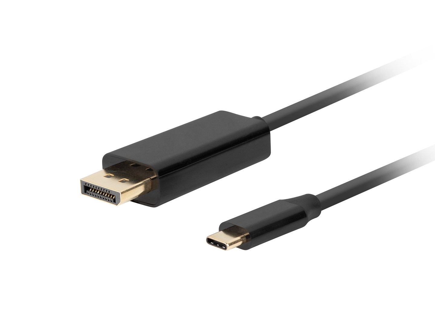 Lanberg CA-CMDP-10CU-0010-BK video cable adapter 1 m USB Type-C DisplayPort Black