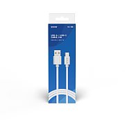 USB cable 2 m USB 2.0  USB A - USB C White SAVIO CL-168