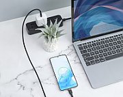 AUKEY CB-NCC1 USB-C Type-C Power Delivery PD 60W 3A 1m Nylon Black