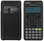 CASIO FX-82ESPLUS-2 CALCULATOR SCIENTIFIC  252 FUNCTIONS  77X162MM  BLACK  BOX