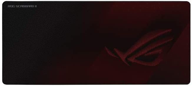 ASUS ROG Scabbard II Gaming Mouse Pad - Black/Red