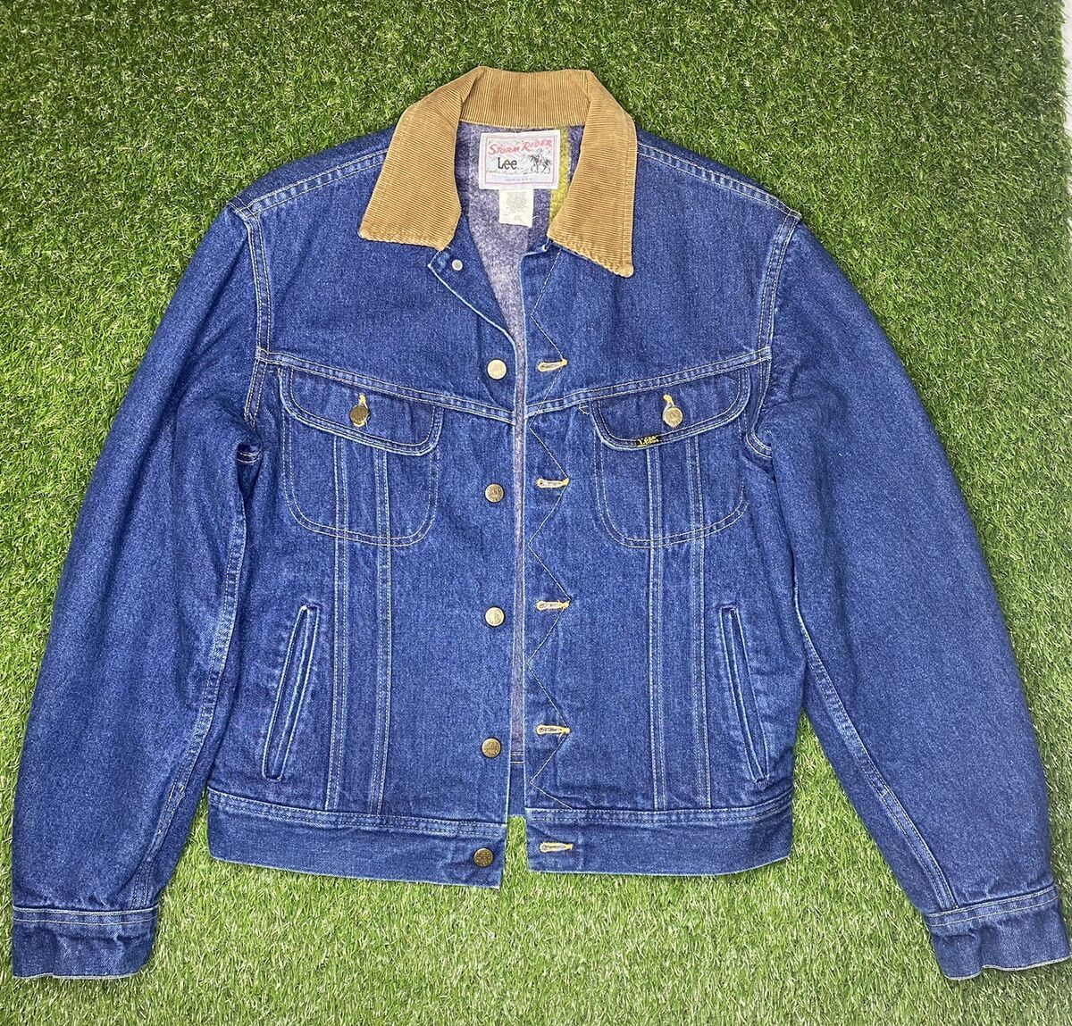 DENIM insulated denim jacket  size L