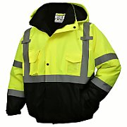 High-visibility work jacket waterproof  yellow  size S