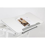 Ergo Office children ergonomic height adjustable desk  grey  max 100kg  ER-417 2cz