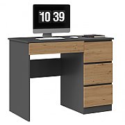 Desk MIJAS RIGHT 98x51x76 cm Anthracite/Artisan