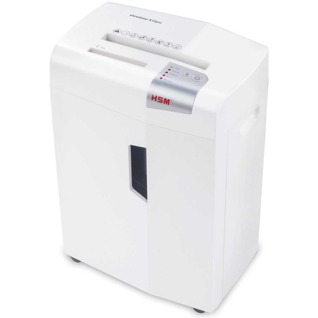 HSM shredstar X12pro document shredder  2 x 15 mm + separate CD cutter