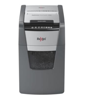 Rexel AutoFeed+ 150X automatic shredder  P-4  cuts confetti cut (4x28mm)  150 sheets  44 litre bin