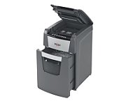 Rexel AutoFeed+ 150X automatic shredder  P-4  cuts confetti cut (4x28mm)  150 sheets  44 litre bin
