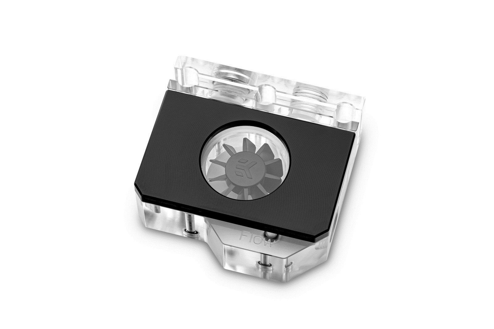 EK Water Blocks EK-Quantum Scalar Flowmeter Bottom-To-Top D-RGB - Black