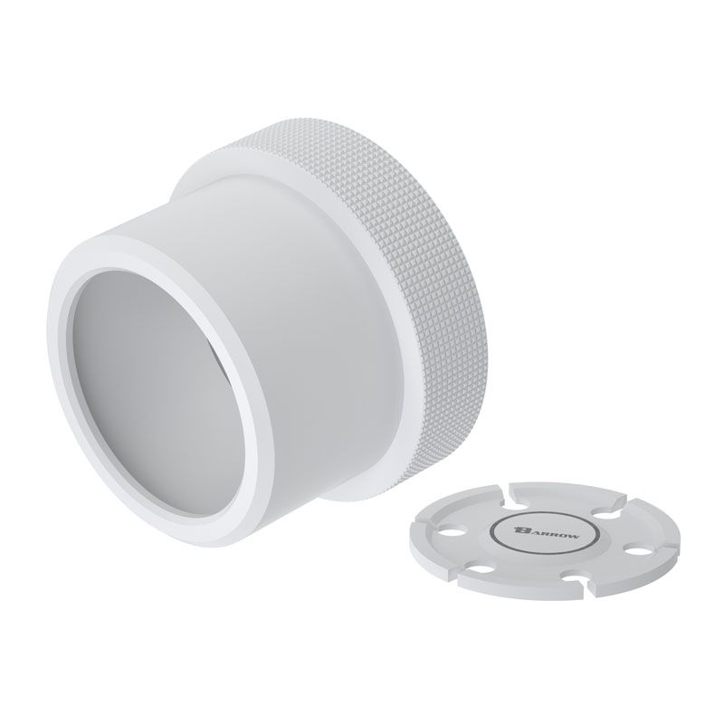 Barrow D5 Pump Housing  Aluminum - White