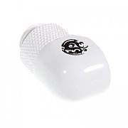 Bitspower Adapter 90 Degree G1/4 Inch Female to G1/4 Inch Female - Rotatable  White