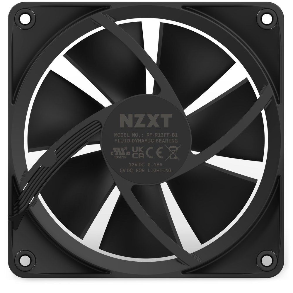 Ventilator NZXT RF-R12SF-B1 ,120 x 120 x 26 mm ,1800 RPM ,Negru 