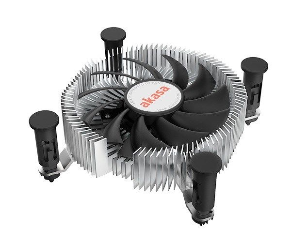Akasa AK-CC6601EP01 Low Profile CPU Cooler - Socket LGA 1700  26.9mm high