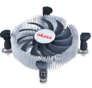 No-N Akasa AK-CC7122BP01 Low Profile CPU Cooler - 74mm