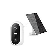 Extralink Smart Life SolarEye | Kamera zewnętrzna z panelem solarnym | bezprzewodowa  Full HD 1080p  Wi-Fi  akumulator 5200mAh  IP54