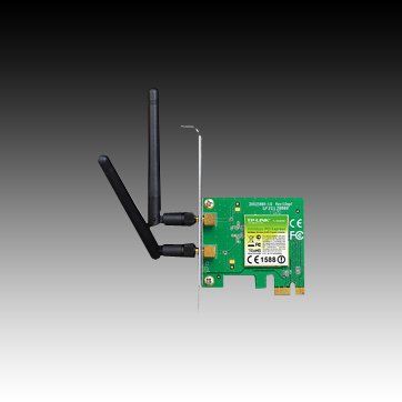 Adaptor wireless TP-Link, N300, PCI-E, 2 antene detasabile_3