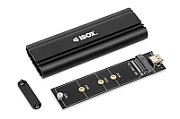 iBox HD-07 SSD enclosure Black M.2