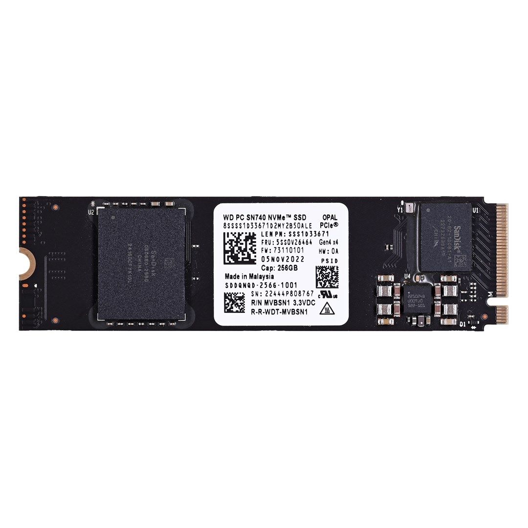 SSD WD SN740 256 GB PCIe 4.0 x4 M.2 2280
