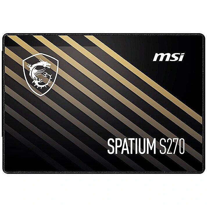 MSI MSI SPATIUM S270 SATA 2.5 480GB internal solid state drive 2.5  Serial ATA III 3D NAND