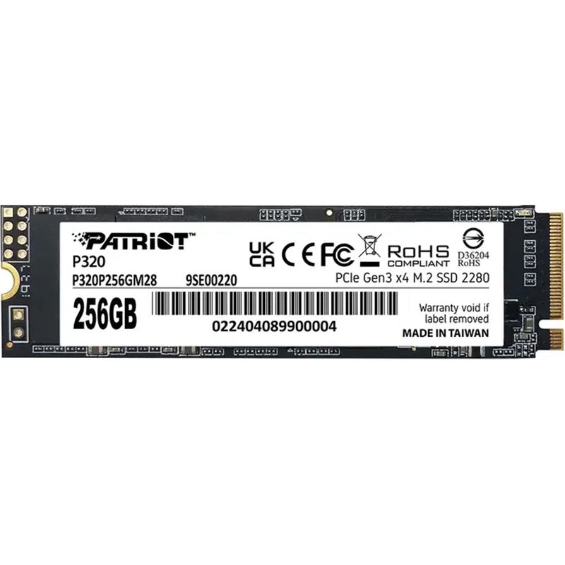 Patriot Memory SSD Patriot Viper P320 M.2 PCI-Ex4 NVMe 256GB 2.2GB/s