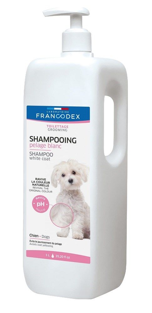 FRANCODEX White coat - shampoo for dogs - 1l