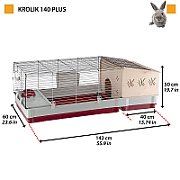 FERPLAST Krolik 140 Plus - Cage