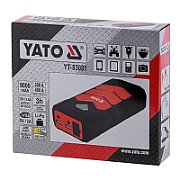 Car jump starter YATO YT-83081 car power bank 9000 mAh 9000 mAh Black  Orange